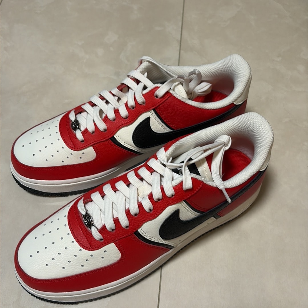 Nike Air Force 1 Low "University Red/Black"