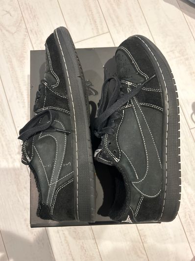 Travis Scott × Nike Air Jordan 1 Low OG SP "Black Phantom"