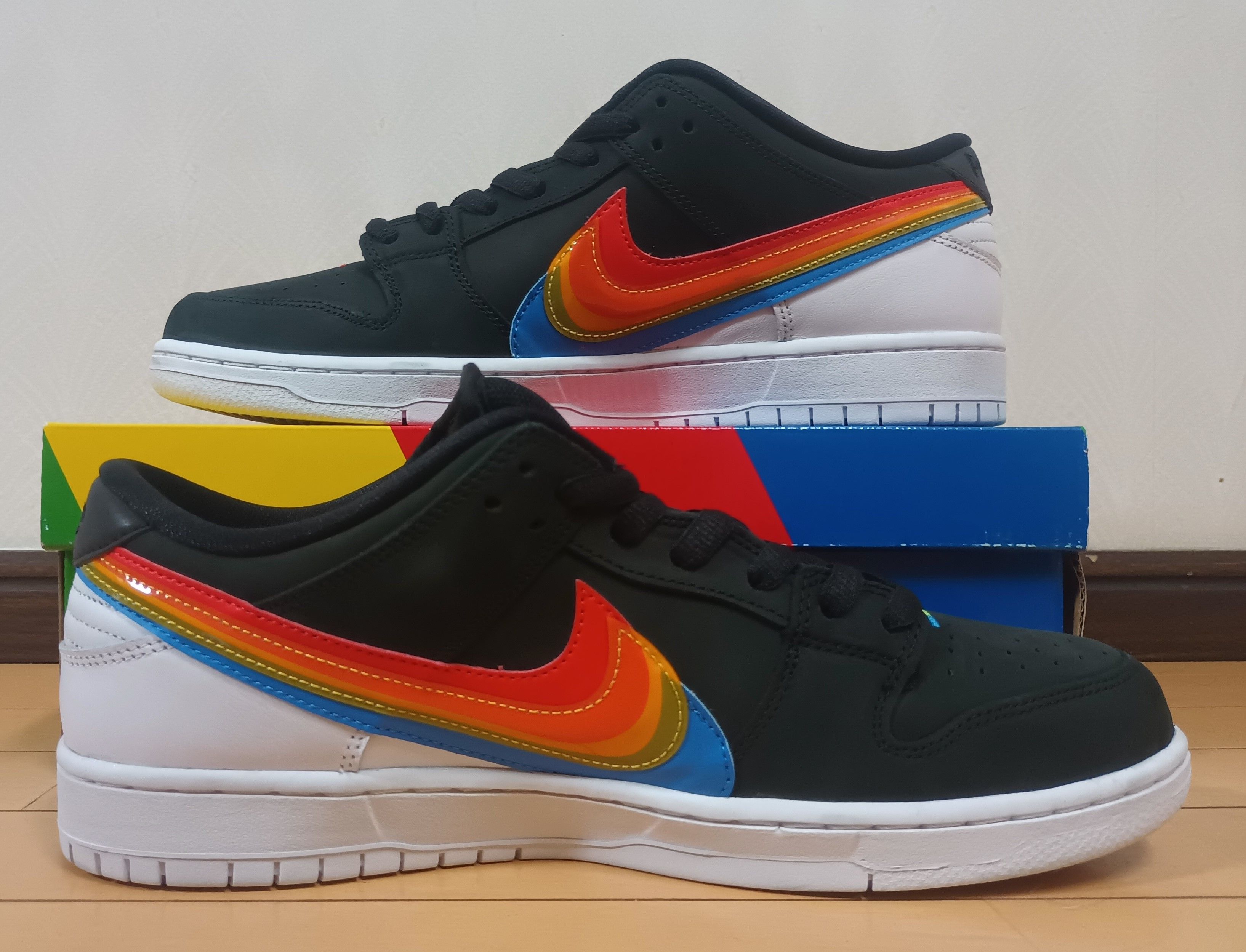 Polaroid × Nike SB Dunk Low Pro QS "Black/White"