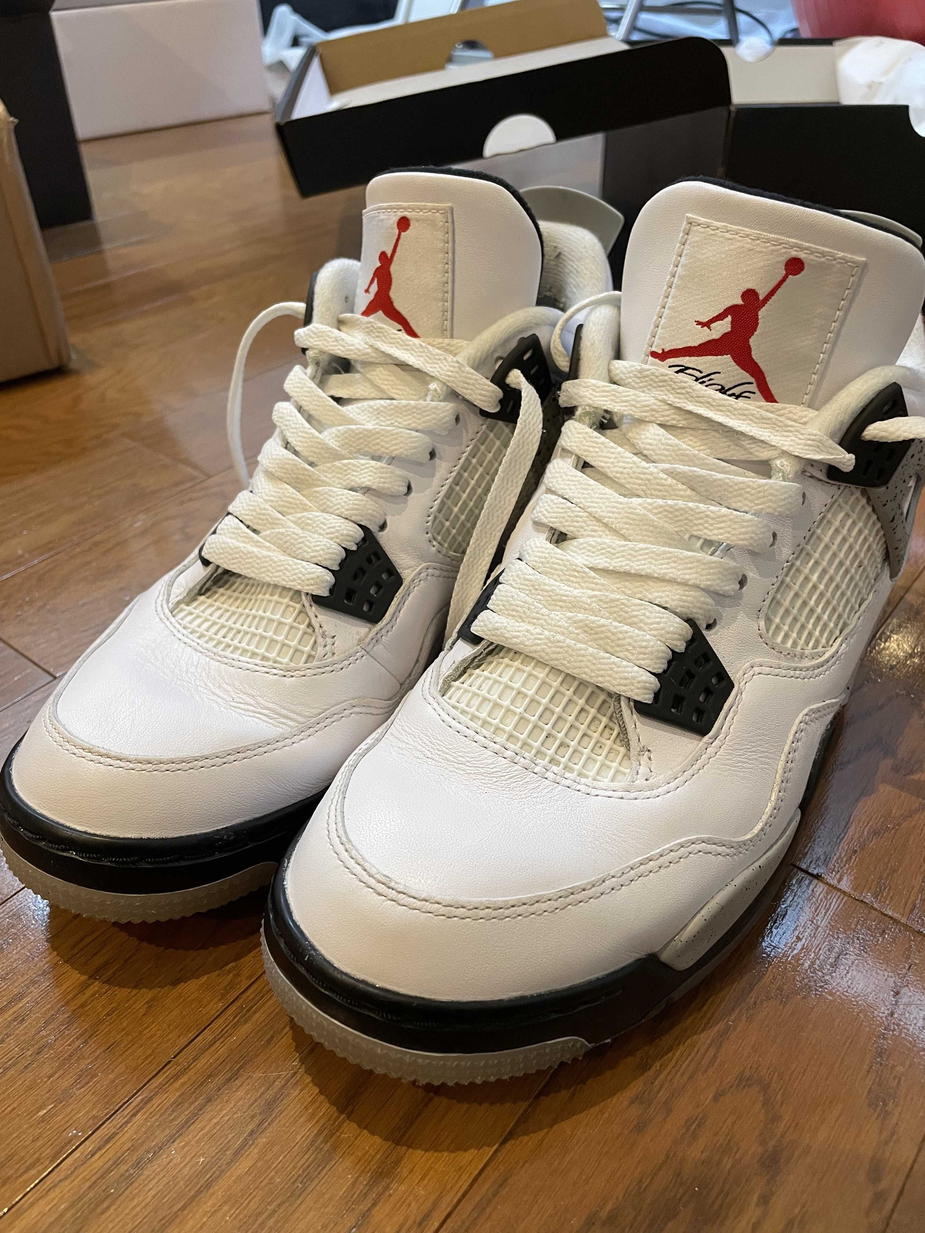 NIKE GOLF AIR JORDAN 4 "WHITE CEMENT"