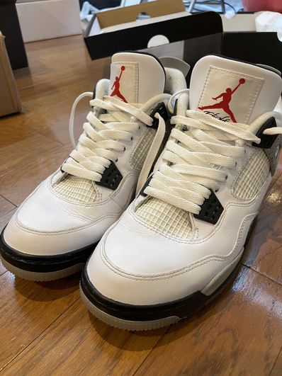 NIKE GOLF AIR JORDAN 4 "WHITE CEMENT"