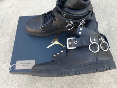 COMME des GARÇONS × Nike Air Jordan 1 High "Black"