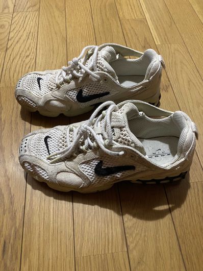 Stussy × Nike Air Zoom Spiridon CG 2 "Fossil/Black"