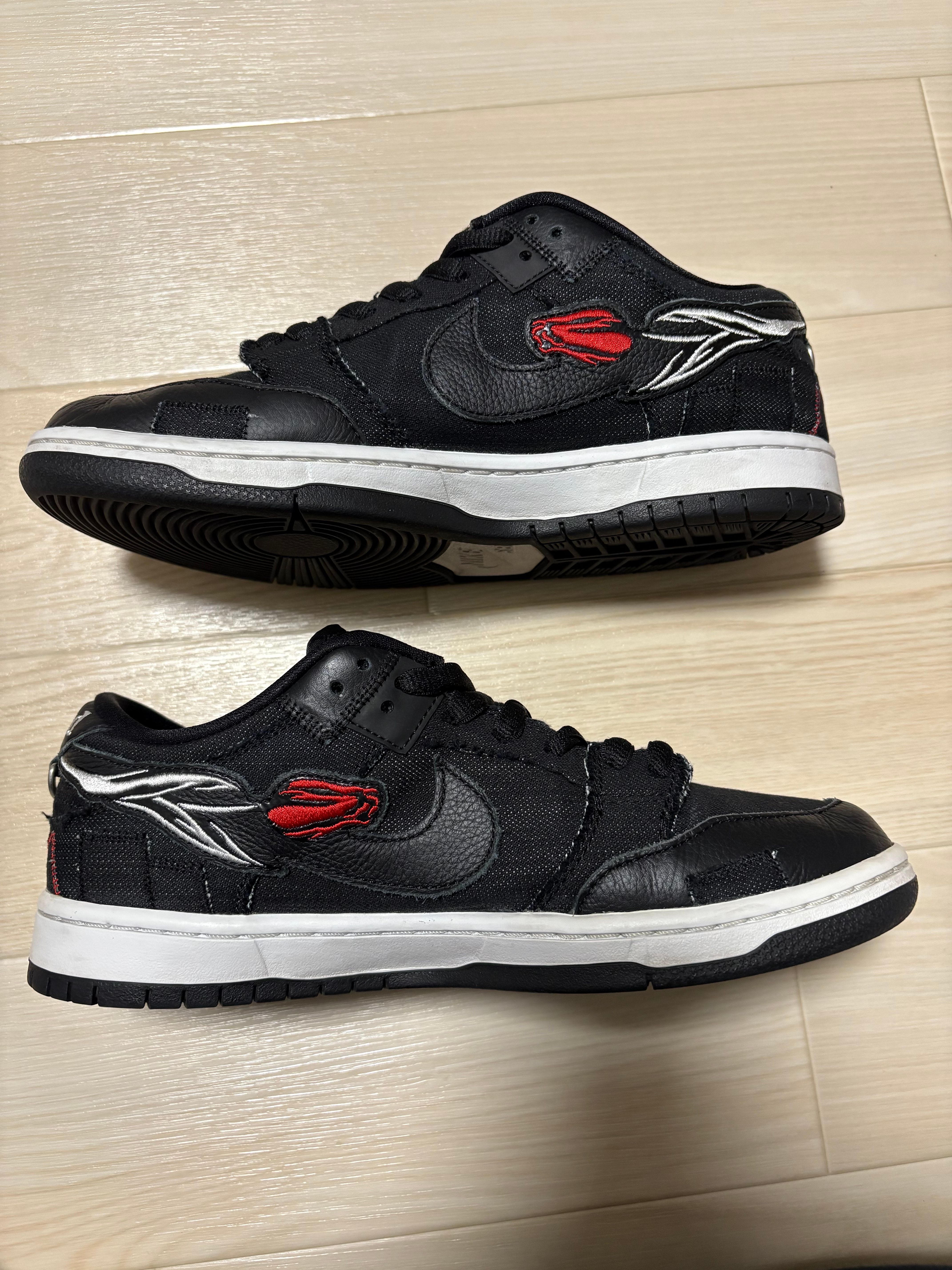 Wasted Youth × Nike SB Dunk Low "Black Denim"(Special Box) / VERDY