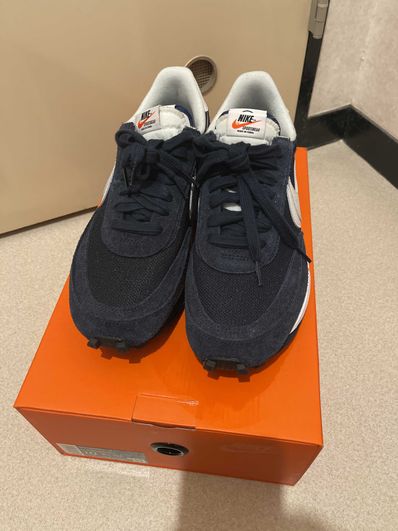 Fragment × sacai × Nike LD Waffle "Blackended Blue"