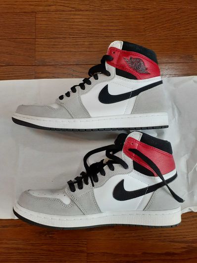 Nike Air Jordan 1 High OG "White/Black/Light Smoke Grey"