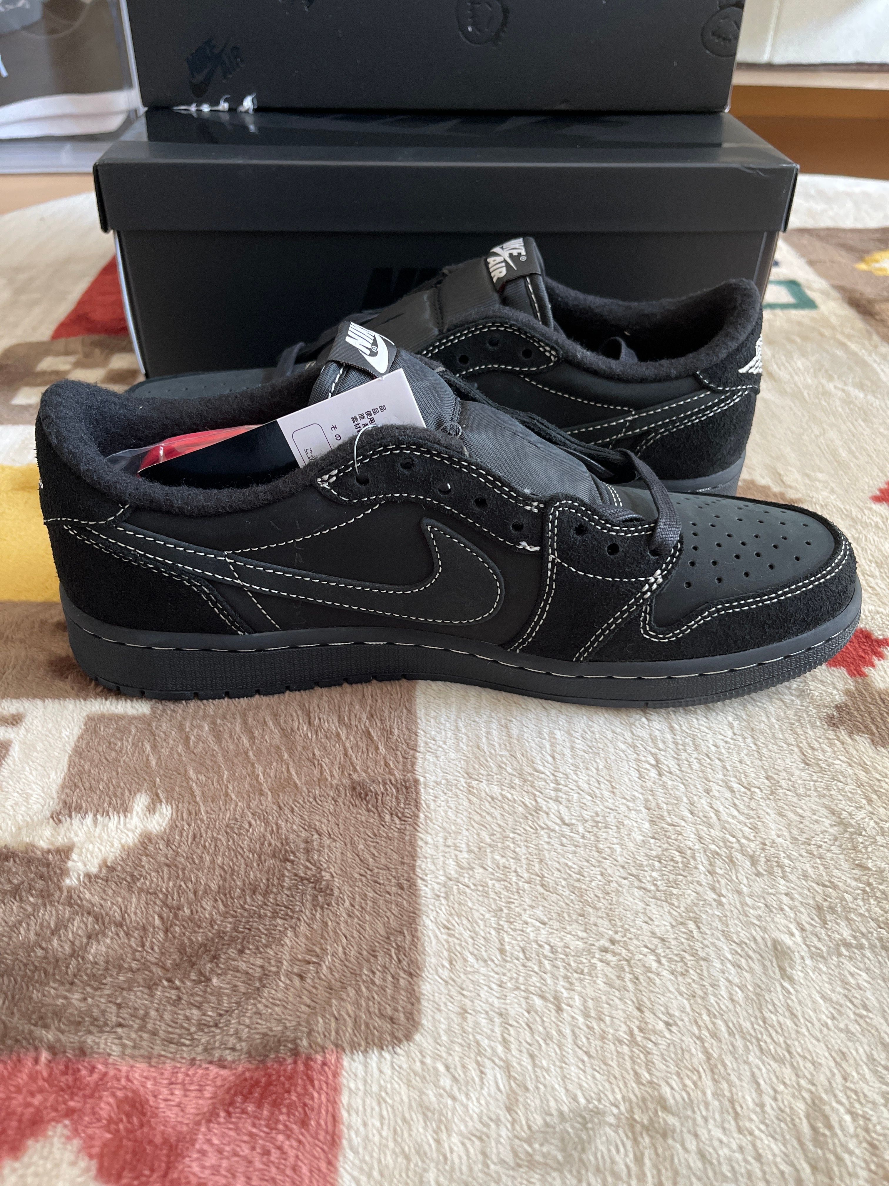 Travis Scott × Nike Air Jordan 1 Low OG SP "Black Phantom"