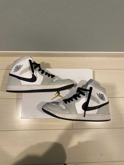 Nike Women's Air Jordan 1 Mid "Grey Fog/White/Black"