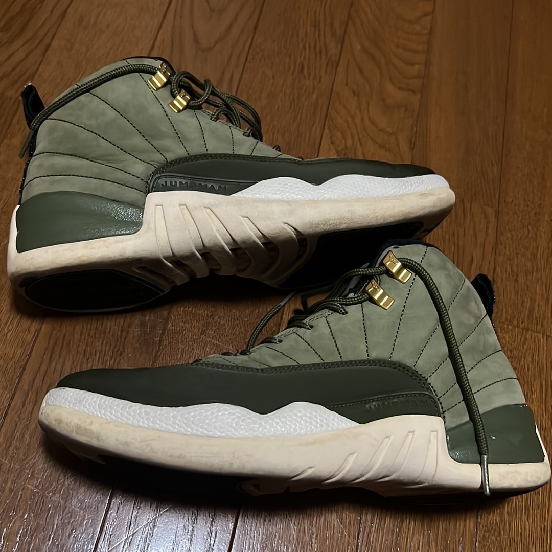 Nike Air Jordan12 "Olive Canvas"