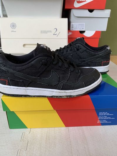 Wasted Youth × Nike SB Dunk Low "Black Denim" / VERDY