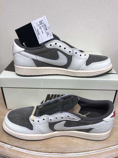 Travis Scott × Nike Air Jordan 1 Low OG SP "Reverse Mocha/Sail and Ridgerock"