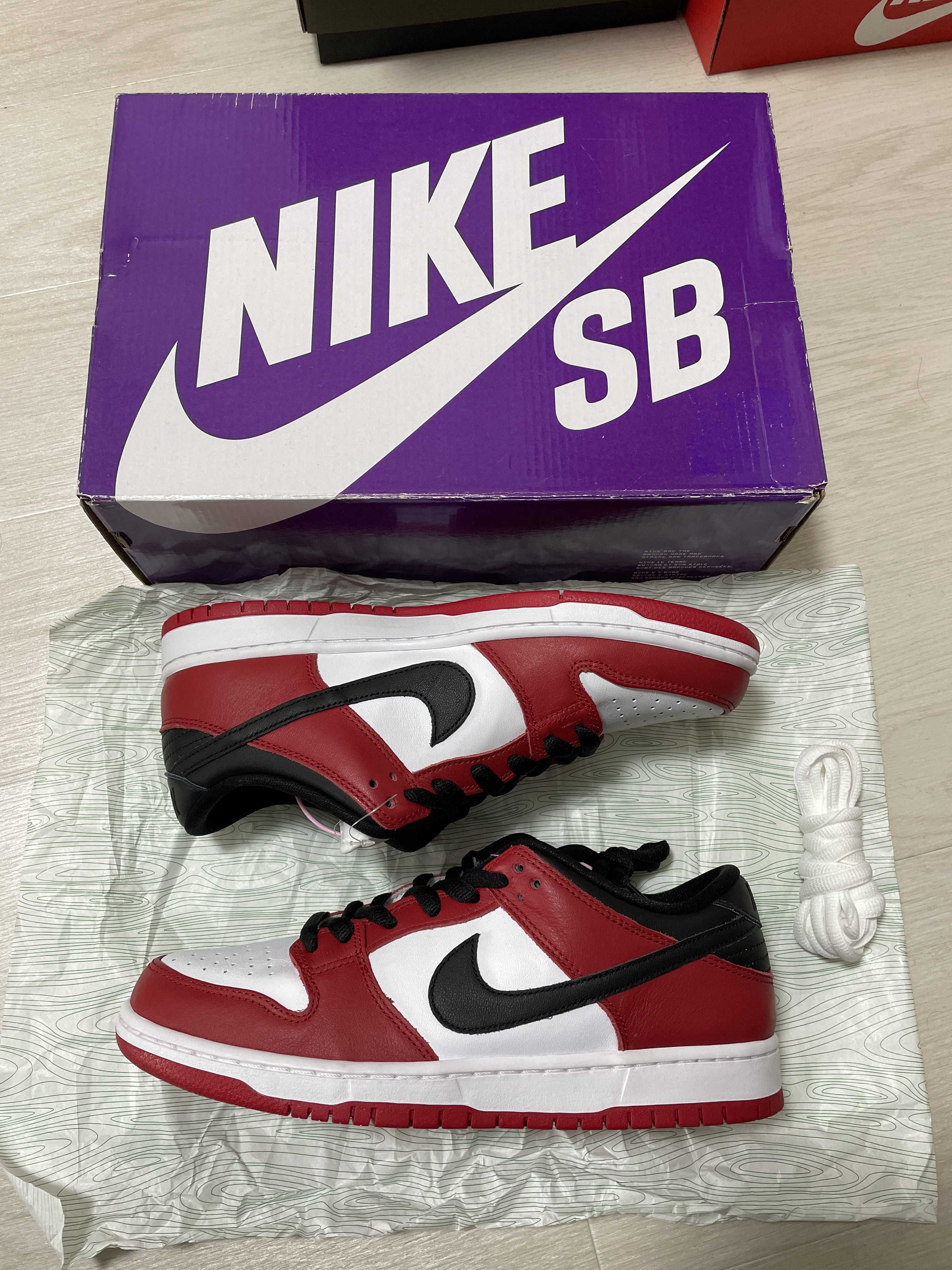 Nike SB Dunk Low Pro "J-Pack Chicago/Varsity Red and White"