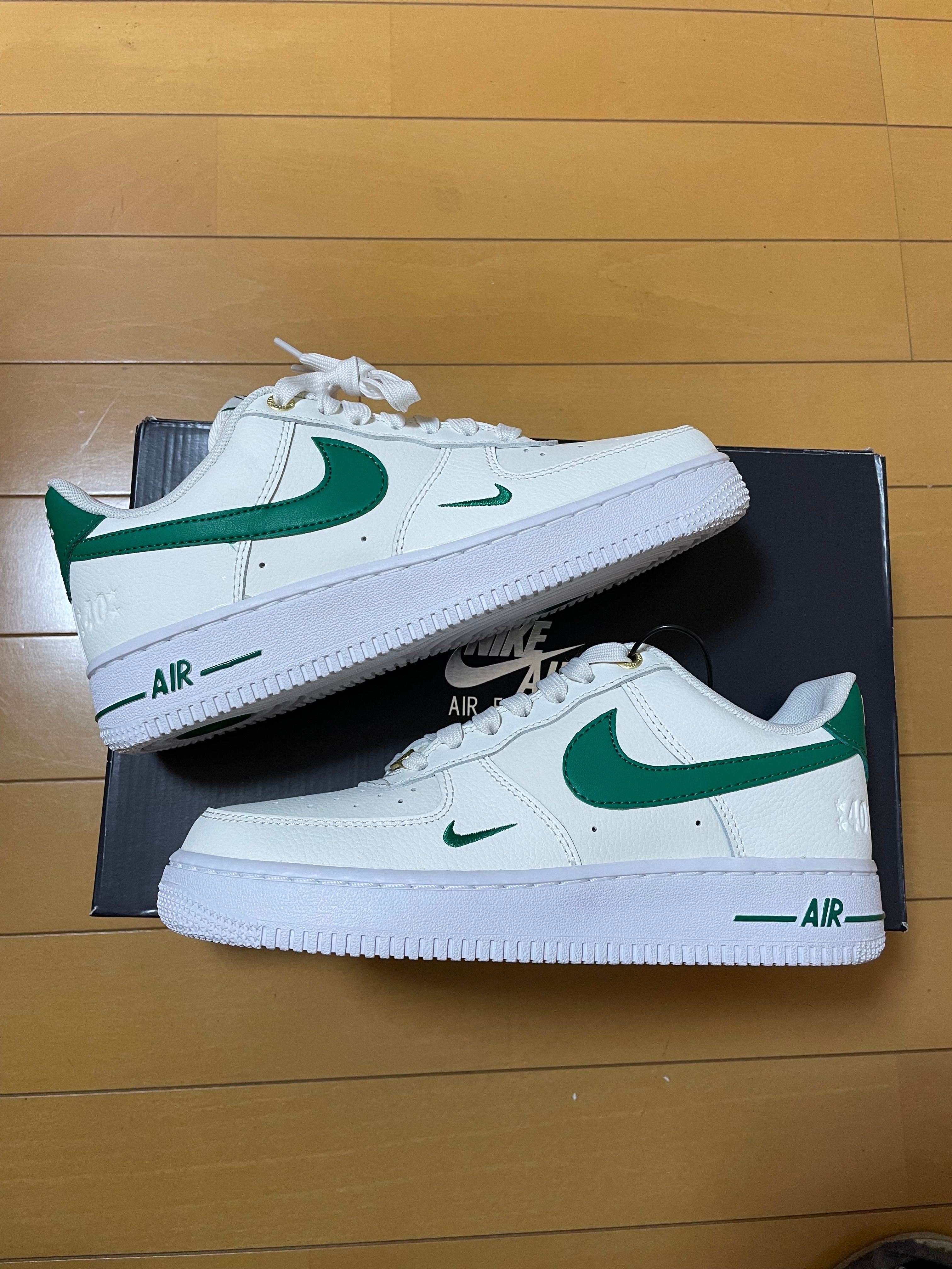 Nike Women's Air Force 1 Low 40th Anniversary "Sail/Malachite/White/Metallic Gold"