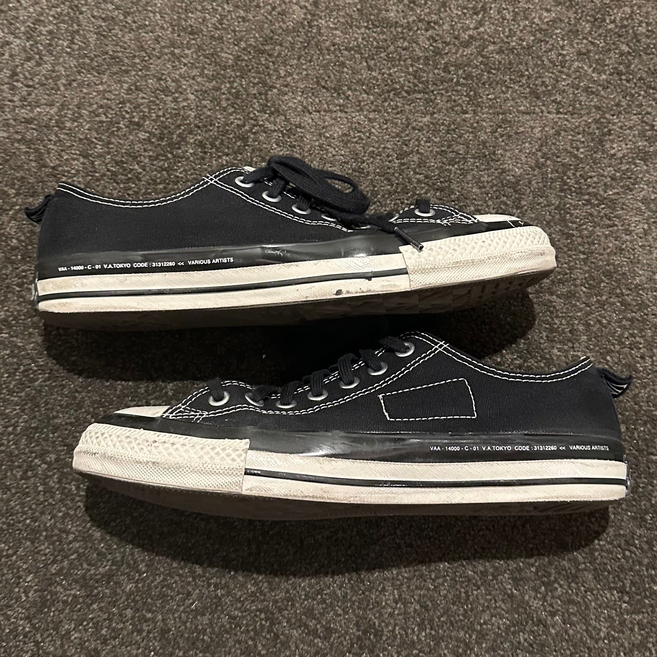 FRAGMENT × VA × Converse All Star OX "Black"