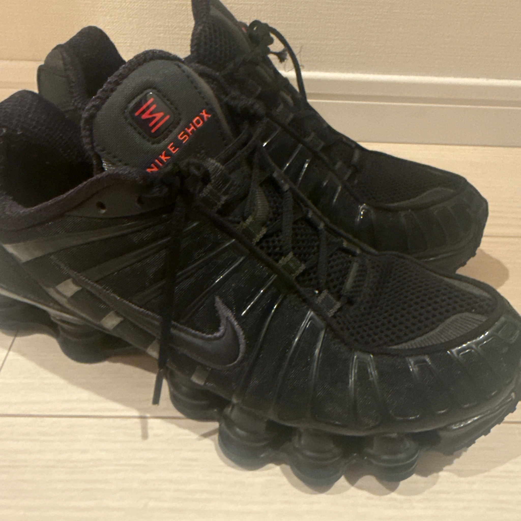 Nike Shox TL "Black/Metallic Hematite/Max Orange/Black"