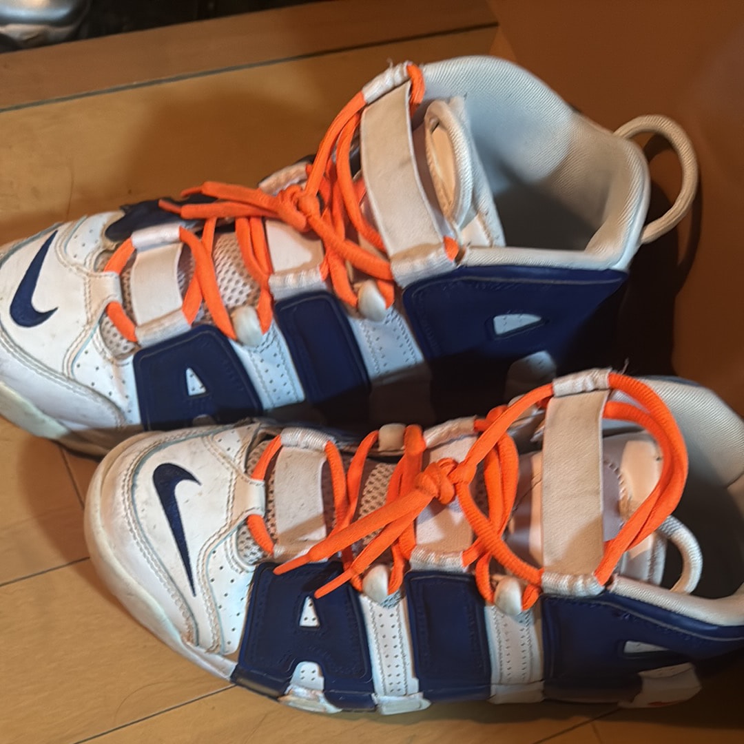 ナイキ エアモアアップテンポ96 "ホワイト/ディープロイヤルブルー"