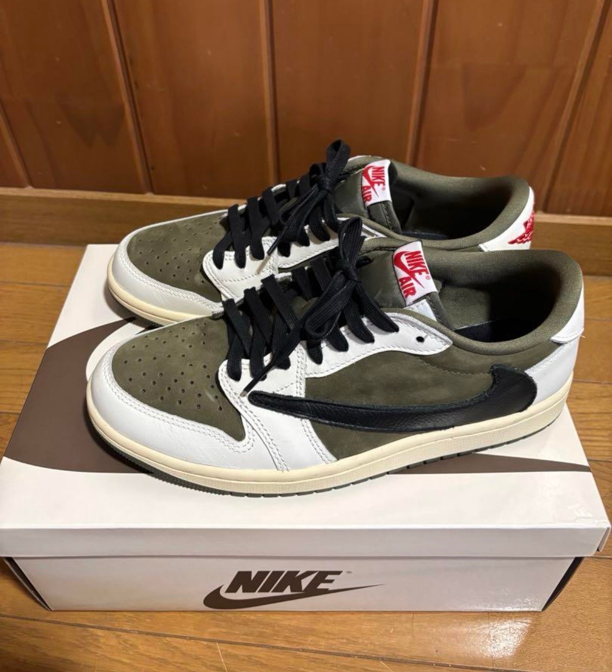 Travis Scott × Nike Air Jordan 1 Low OG SP "Reverse Olive"