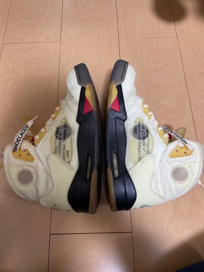 Off-White × Nike Air Jordan 5 "Sail"