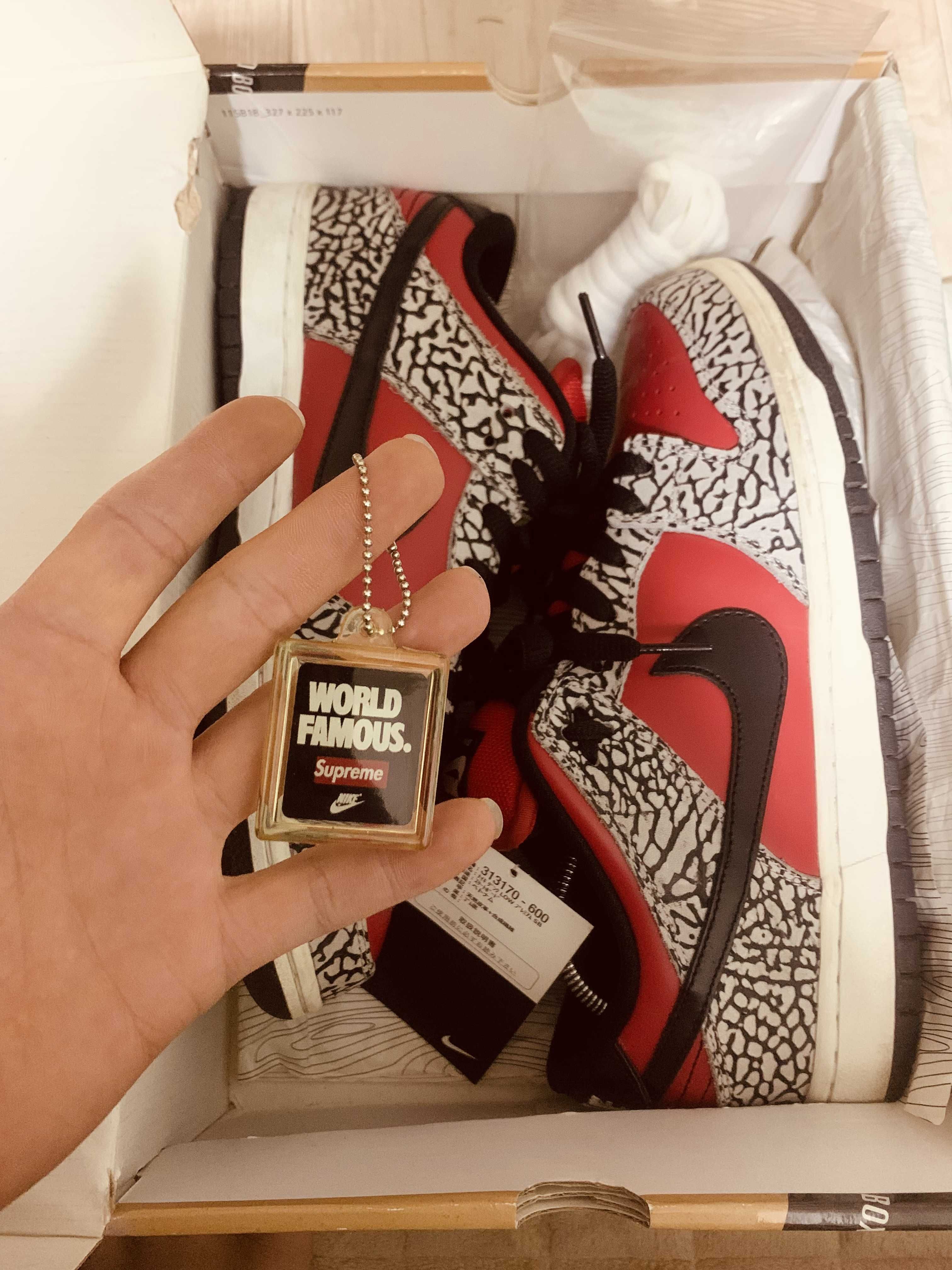 Supreme × Nike SB Dunk Low "Red Cement"(2012)