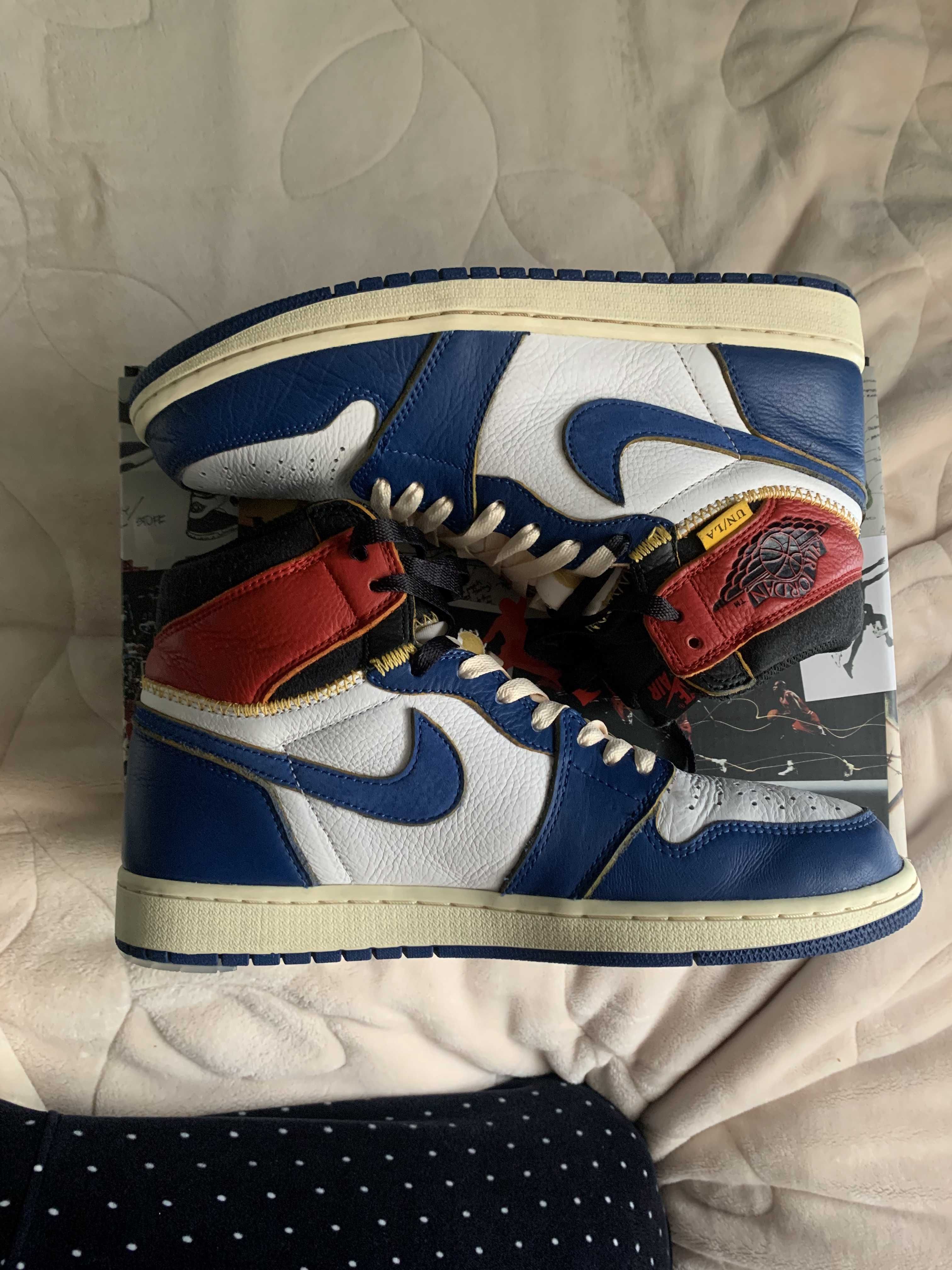 Union × Nike Air Jordan 1 Retro High OG NRG "Storm Blue/Varsity Red"