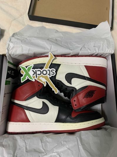 Nike GS Air Jordan 1 Retro High "Bred Toe"