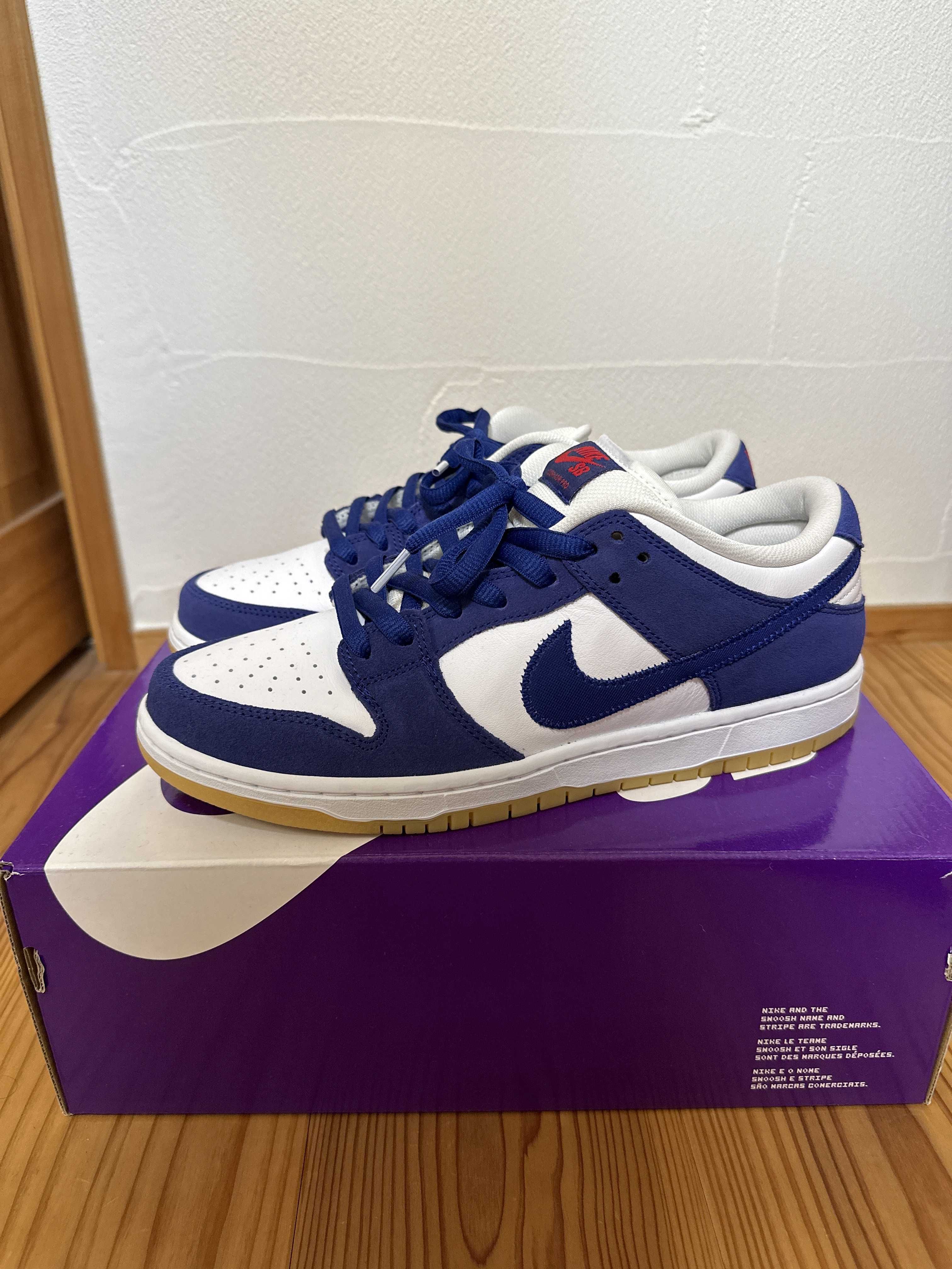 Nike SB Dunk Low "Los Angeles Dodgers/Deep Royal Blue"