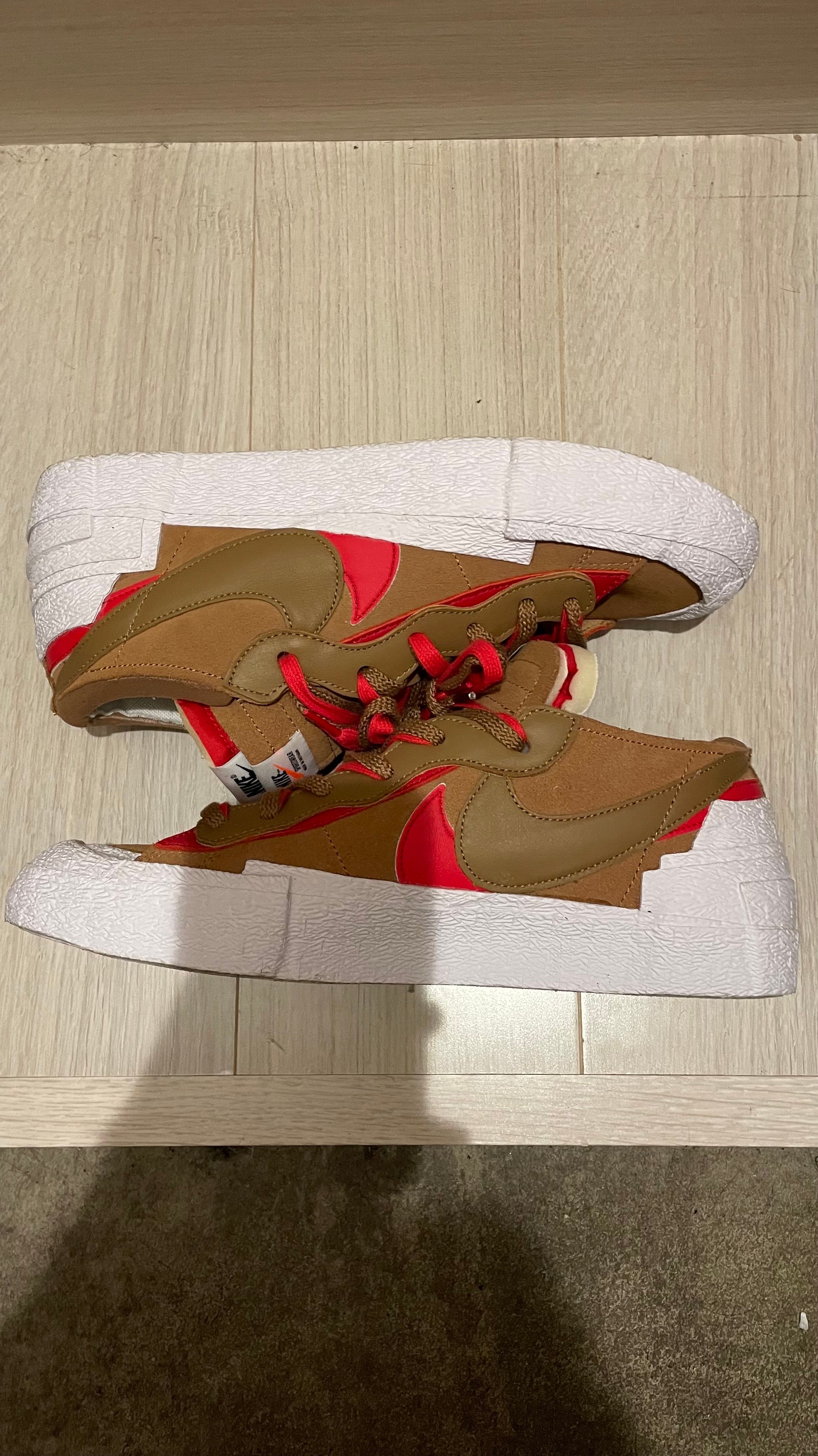 SACAI × NIKE BLAZER LOW "BRITISH TAN"