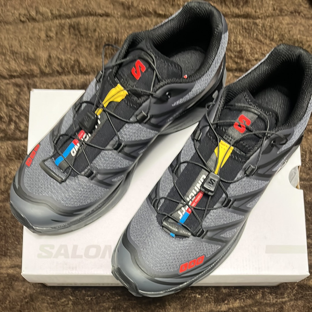 ジョウンド × サロモン XT-6 "エボニー/ブラック/ファイアリーレッド"