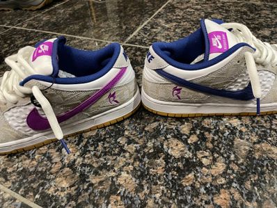 Rayssa Leal × Nike SB Dunk Low PRM "Pure Platinum and Vivid Purple"