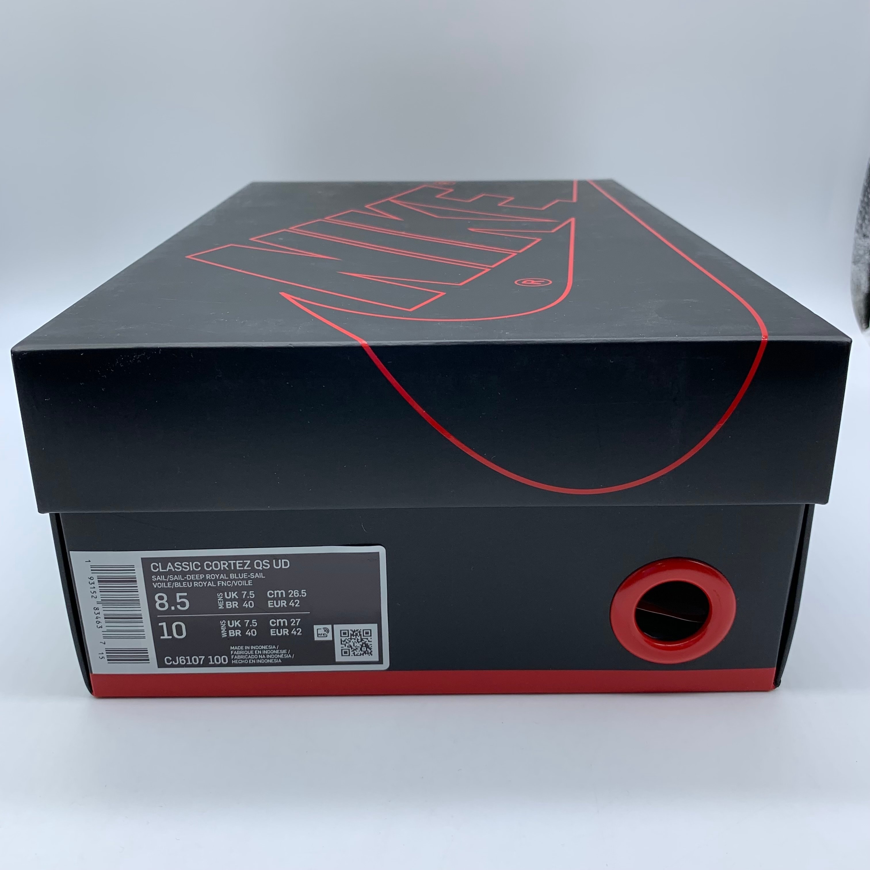 Stranger Things × Nike Classic Cortez "Sail Upside Down Pack"