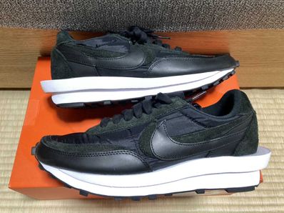 sacai × Nike LDV Waffle "Triple Black"