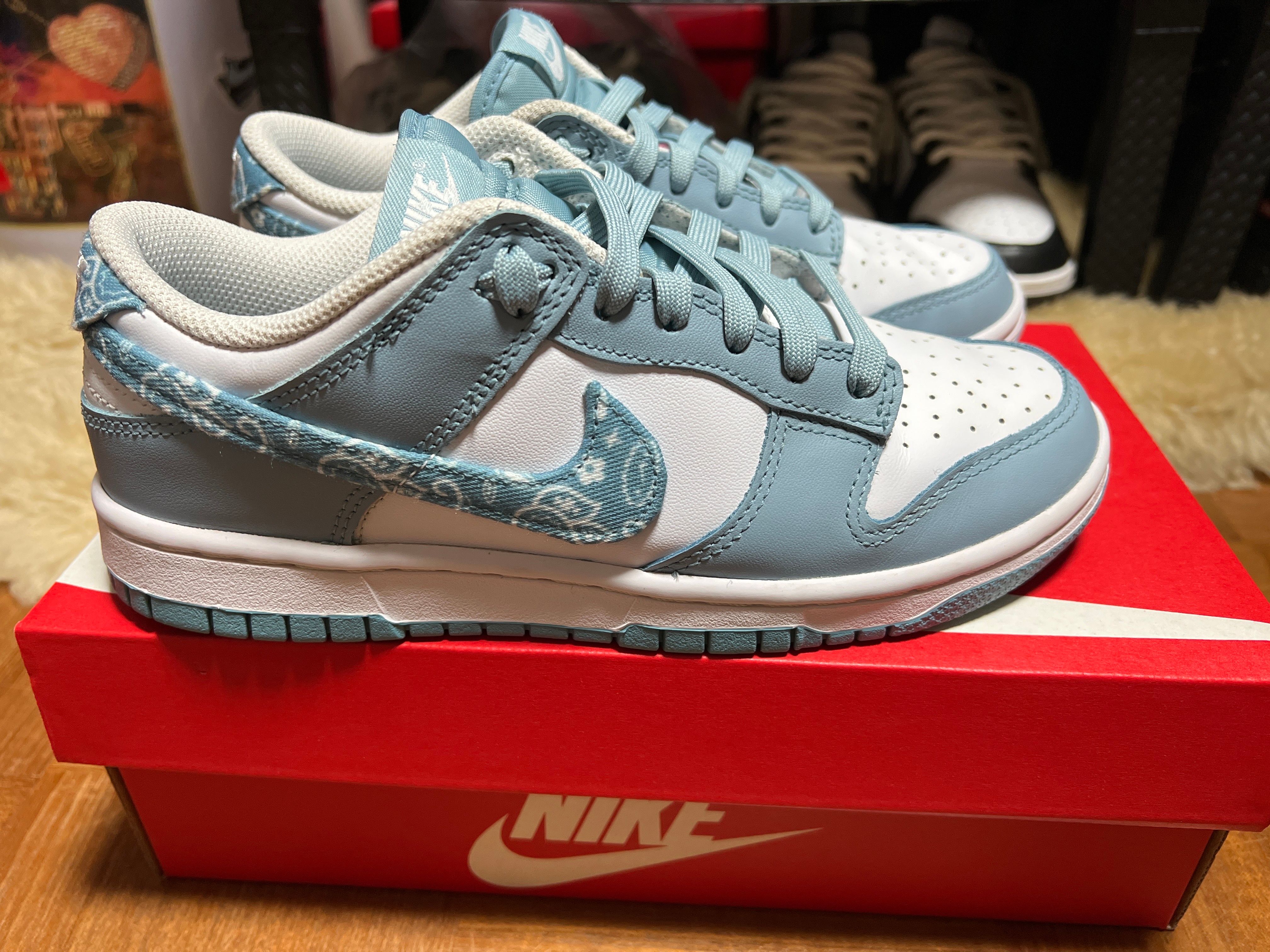 Nike Women's Dunk Low ESS "Blue Paisley"