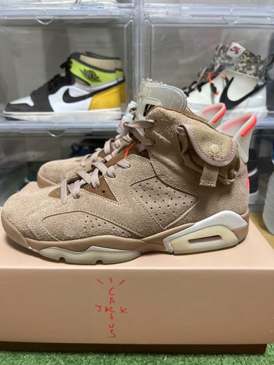 Travis Scott × Nike Air Jordan 6 "British Khaki"