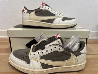Travis Scott × Nike Air Jordan 1 Low OG SP "Reverse Mocha/Sail and Ridgerock"