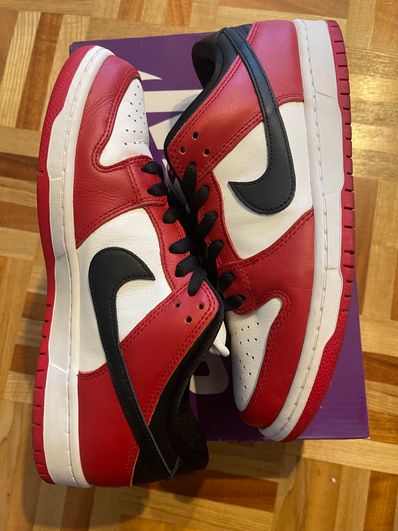 Nike SB Dunk Low Pro "J-Pack Chicago/Varsity Red and White"