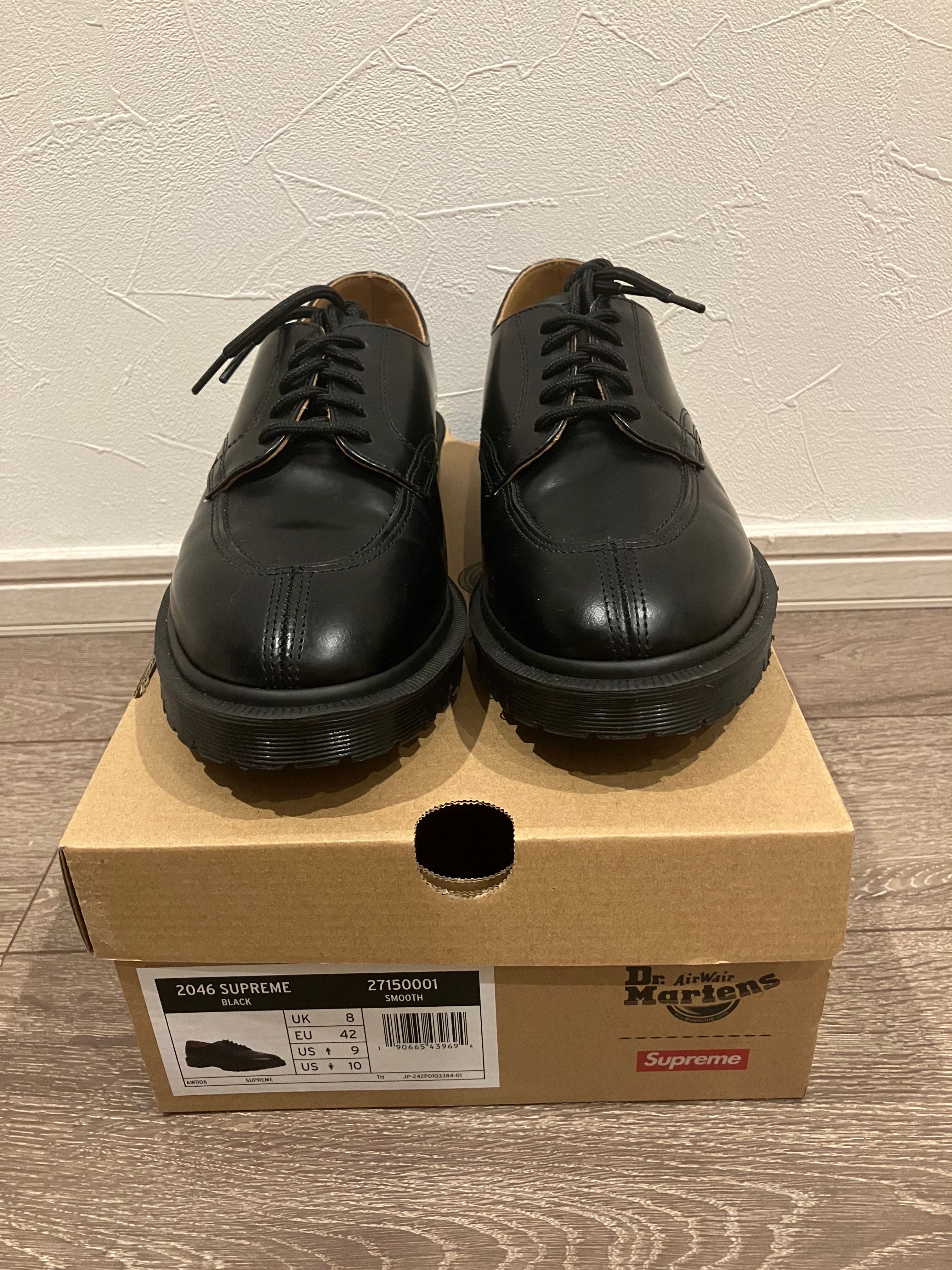 SUPREME × Dr.Martens SPLIT TOE 5-EYE SHOE "BLACK"
