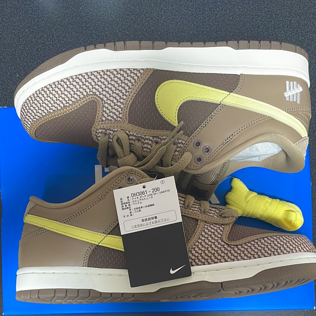 UNDEFEATED × Nike Dunk Low SP "Canteen/Lemon Frost/Palomino"