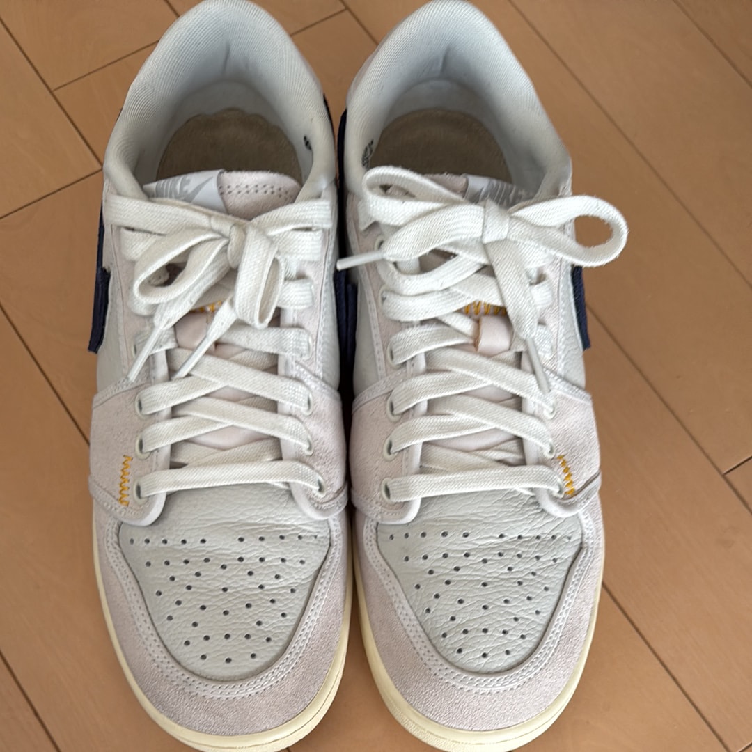 UNION × Nike Air Jordan 1 Low KO "Sail Leather"