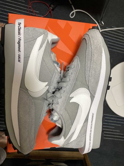 Fragment × sacai × Nike LD Waffle "Light Smoke Grey"