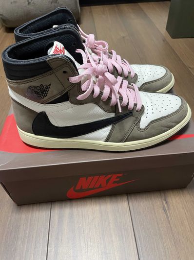 Travis Scott × Nike Air Jordan 1 Retro High OG TS SP "Sail/Dark Mocha"