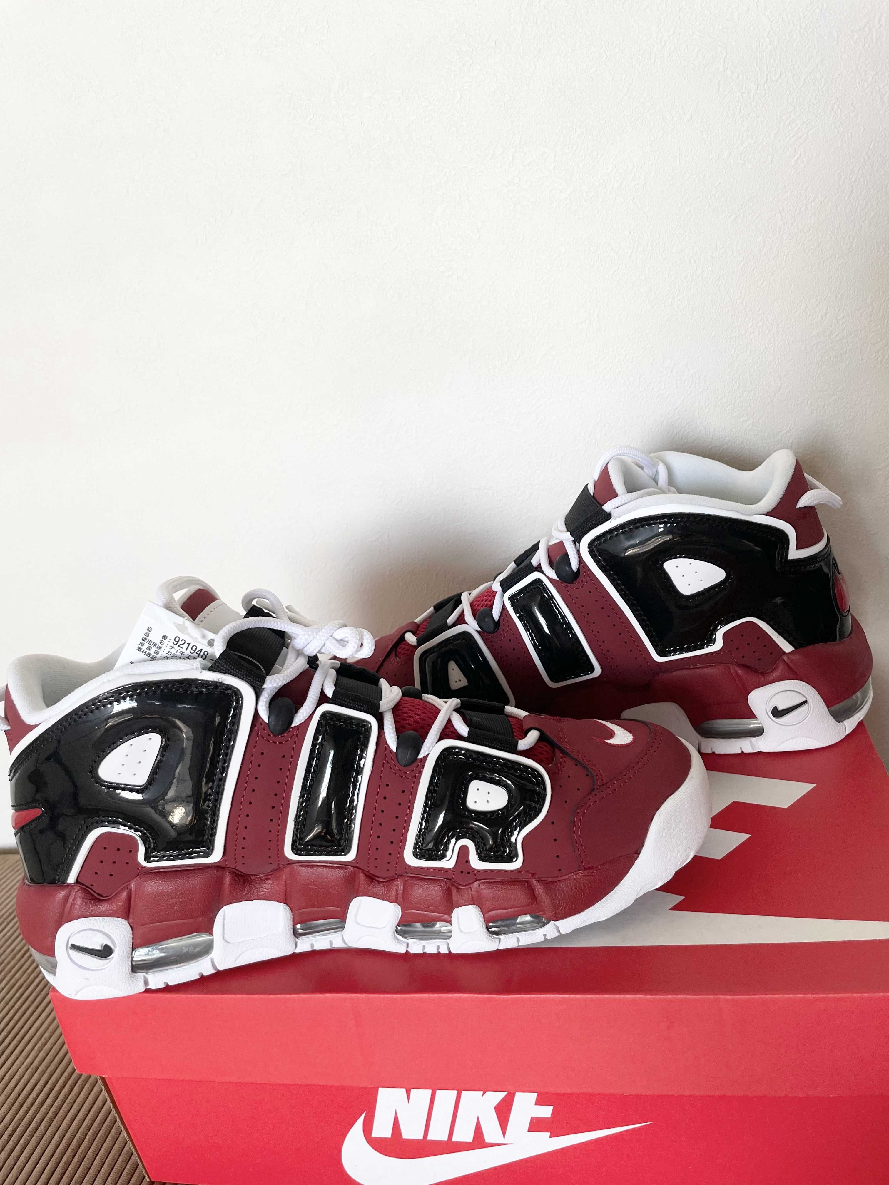 Nike Air More Uptempo ’96 "Black and Varsity Red" (2021)