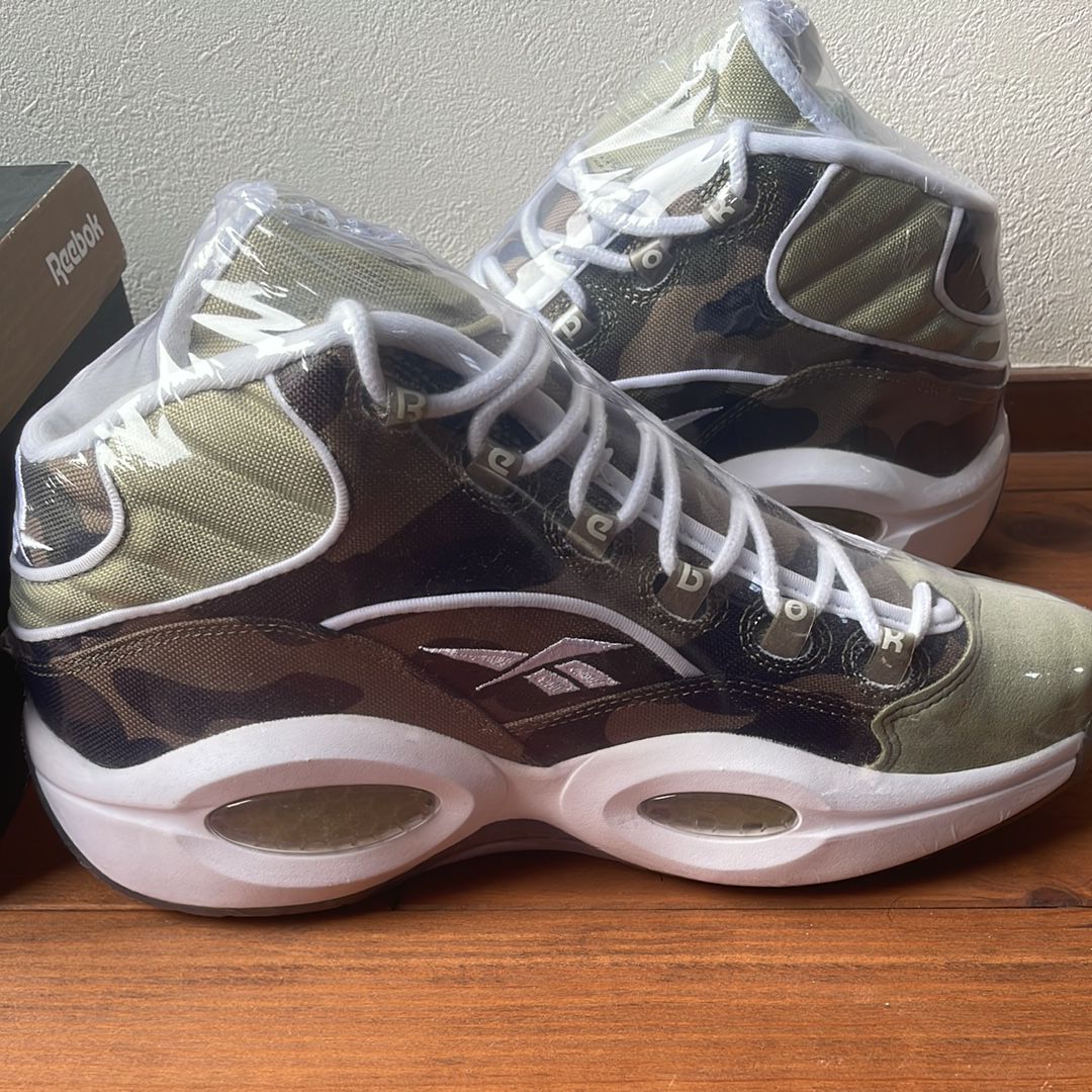 A BATHING APE®︎ × mita sneakers × Reebok Question Mid 1st "Camo"