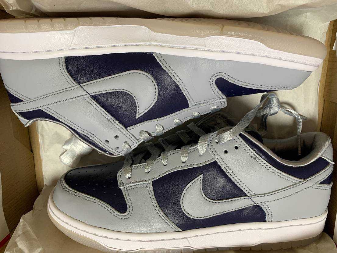 NIKE Women's DUNK LOW "COLLEGE NAVY"