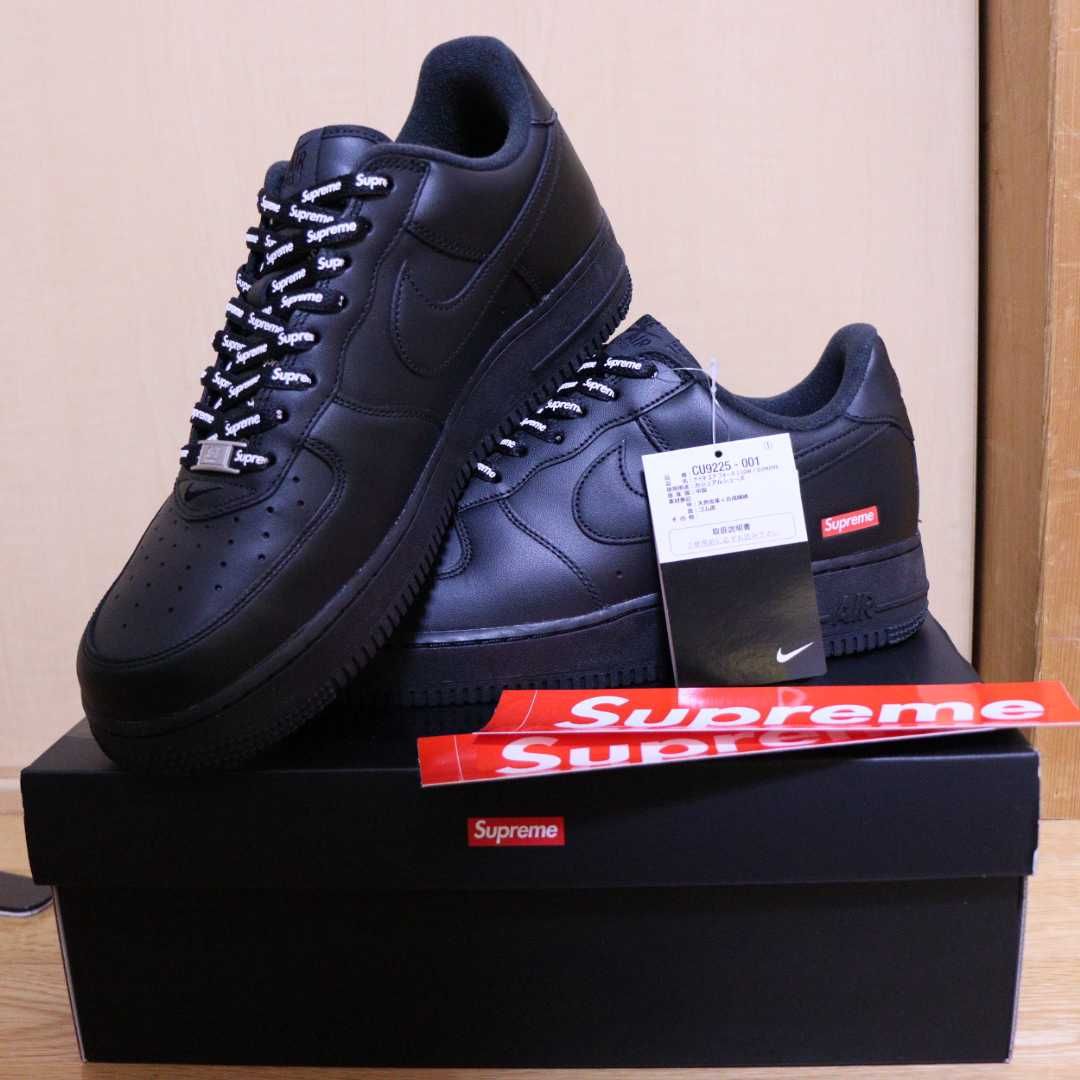 Supreme × Nike Air Force 1 Low "Black"