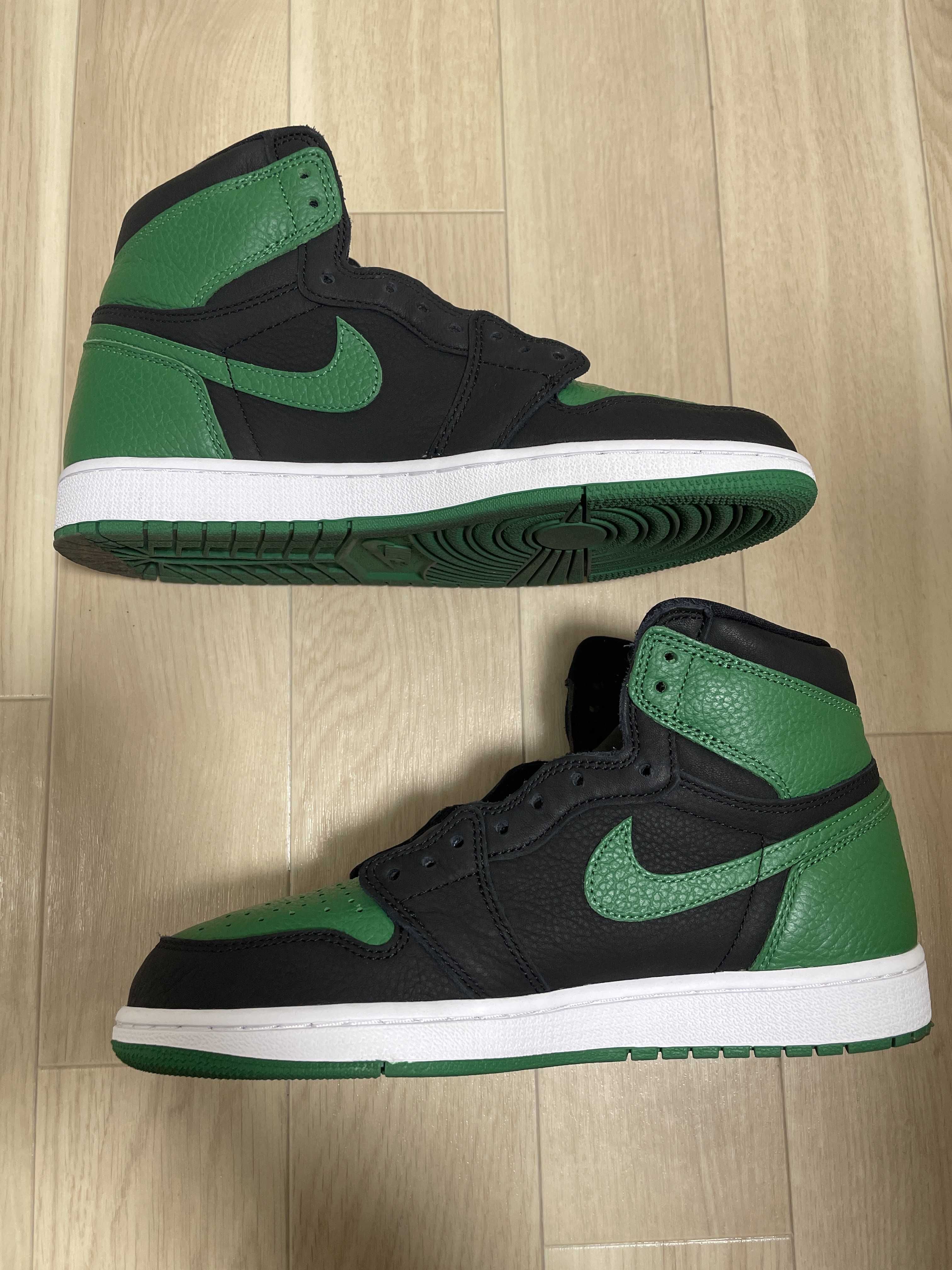 Nike Air Jordan 1 Retro High OG "Black/Pine Green" (2020)      