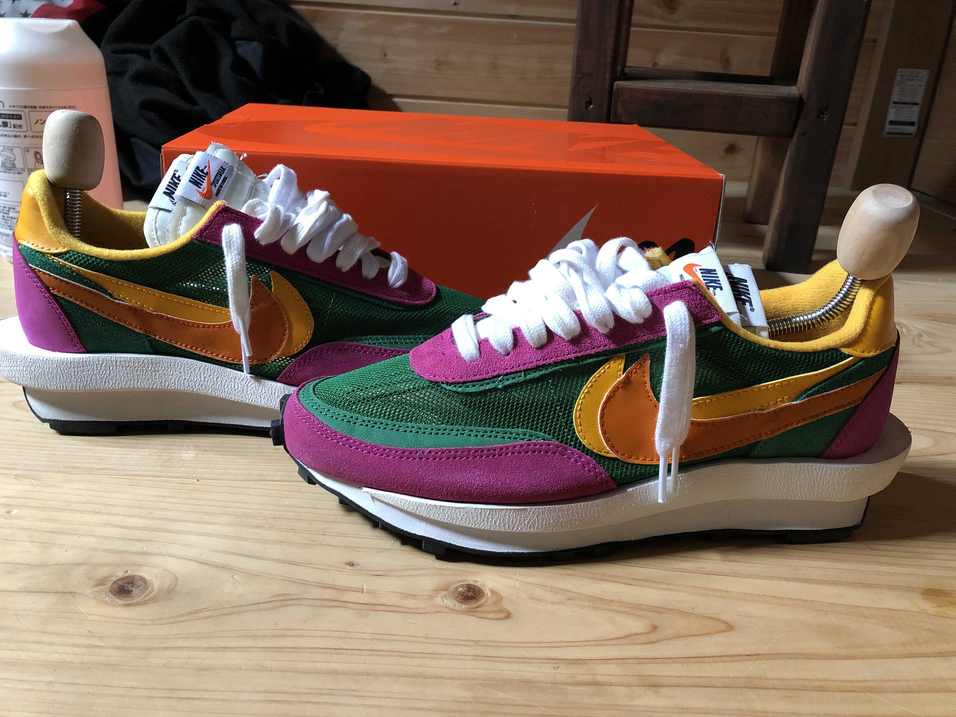 sacai × NIKE LDV WAFFLE "PINE GREEN"