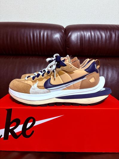 Sacai × Nike Vapor Waffle "Sesame And Blue Void"