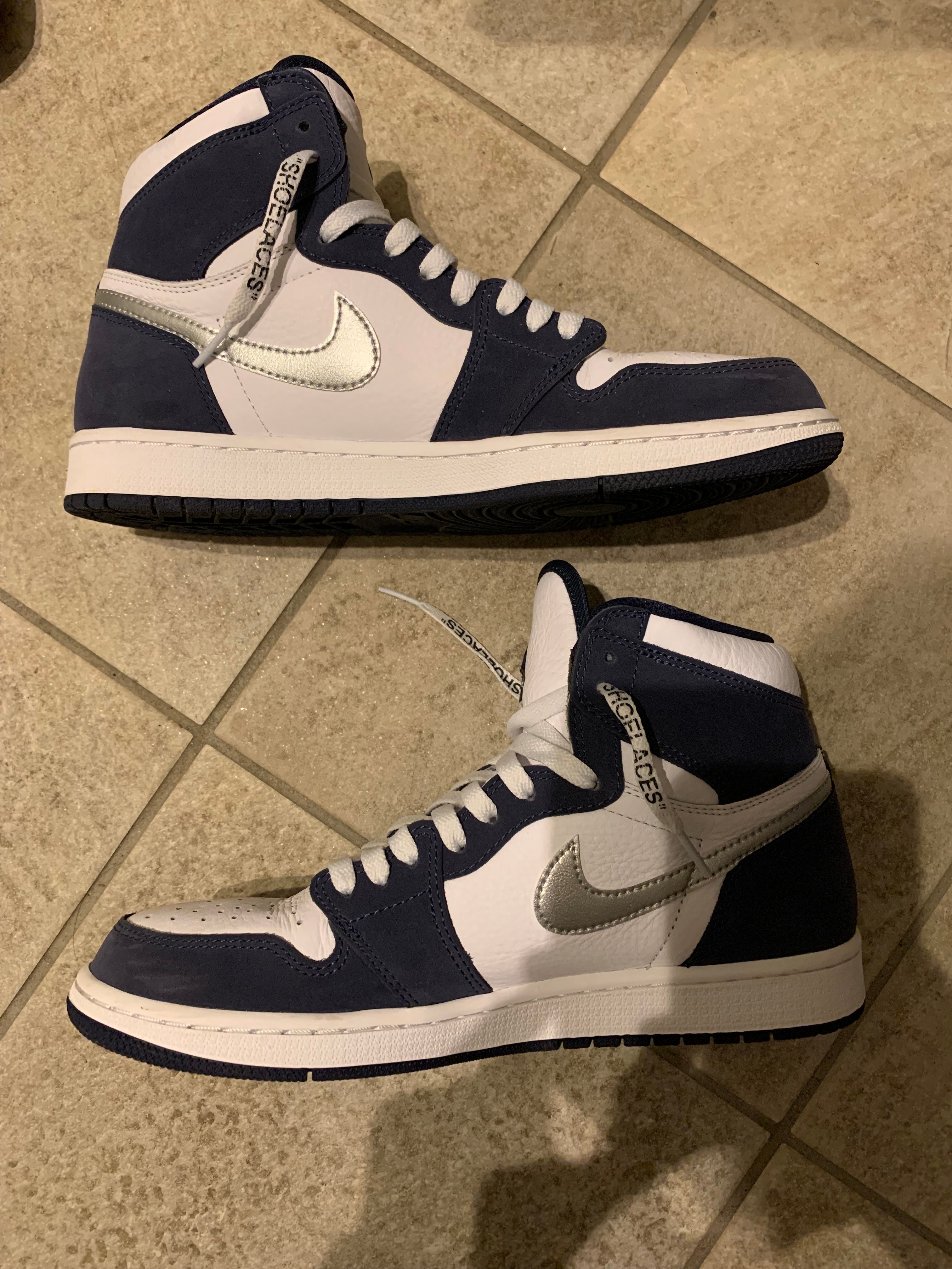 Nike Air Jordan 1 High OG CO.JP "White/Midnight Navy" (2020)(ブリーフケースなし)