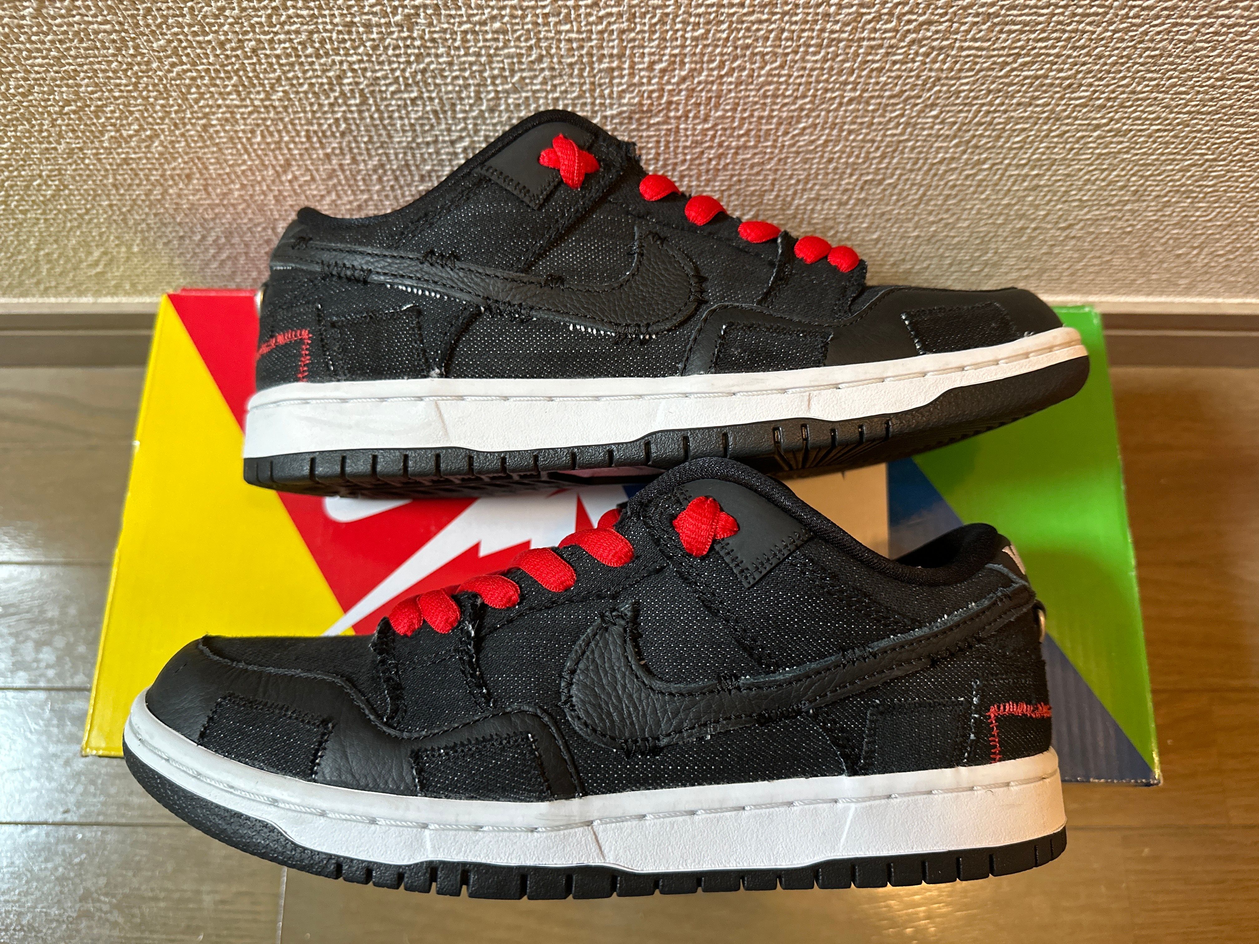 Wasted Youth × Nike SB Dunk Low "Black Denim" / VERDY