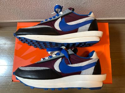 UNDERCOVER × sacai × Nike LD Waffle "Night Maroon/Pale Ivory-Ground Grey-Team Royal"